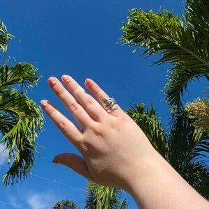 Rogers Bros 1847 Spoon Ring 925 Sterling Silver Size 6 Vintage Flatware Jewelry